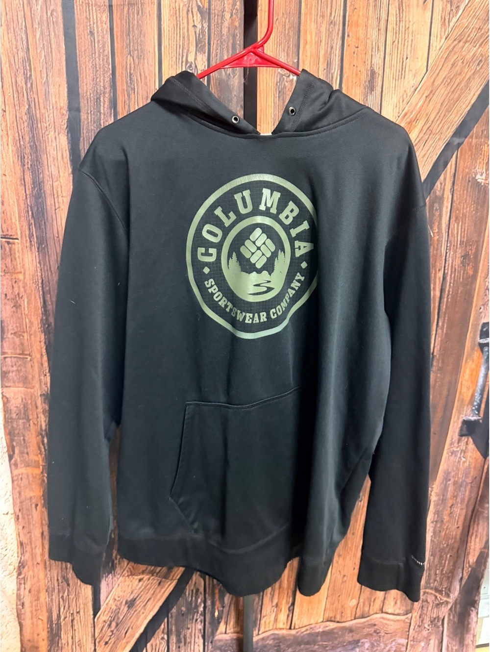 Columbia Sportswear Company Black Pullover Hoodie Size Large